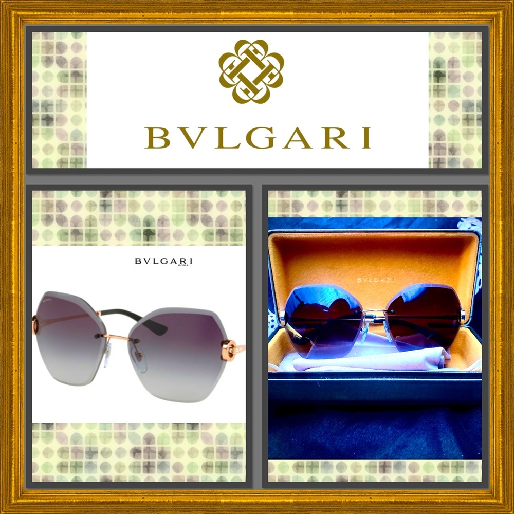 NWT Bvlgari 6015B 20148G Sunglasses